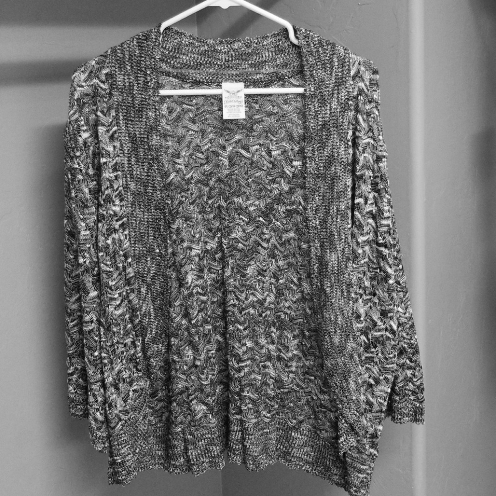 Black and White Cardigan